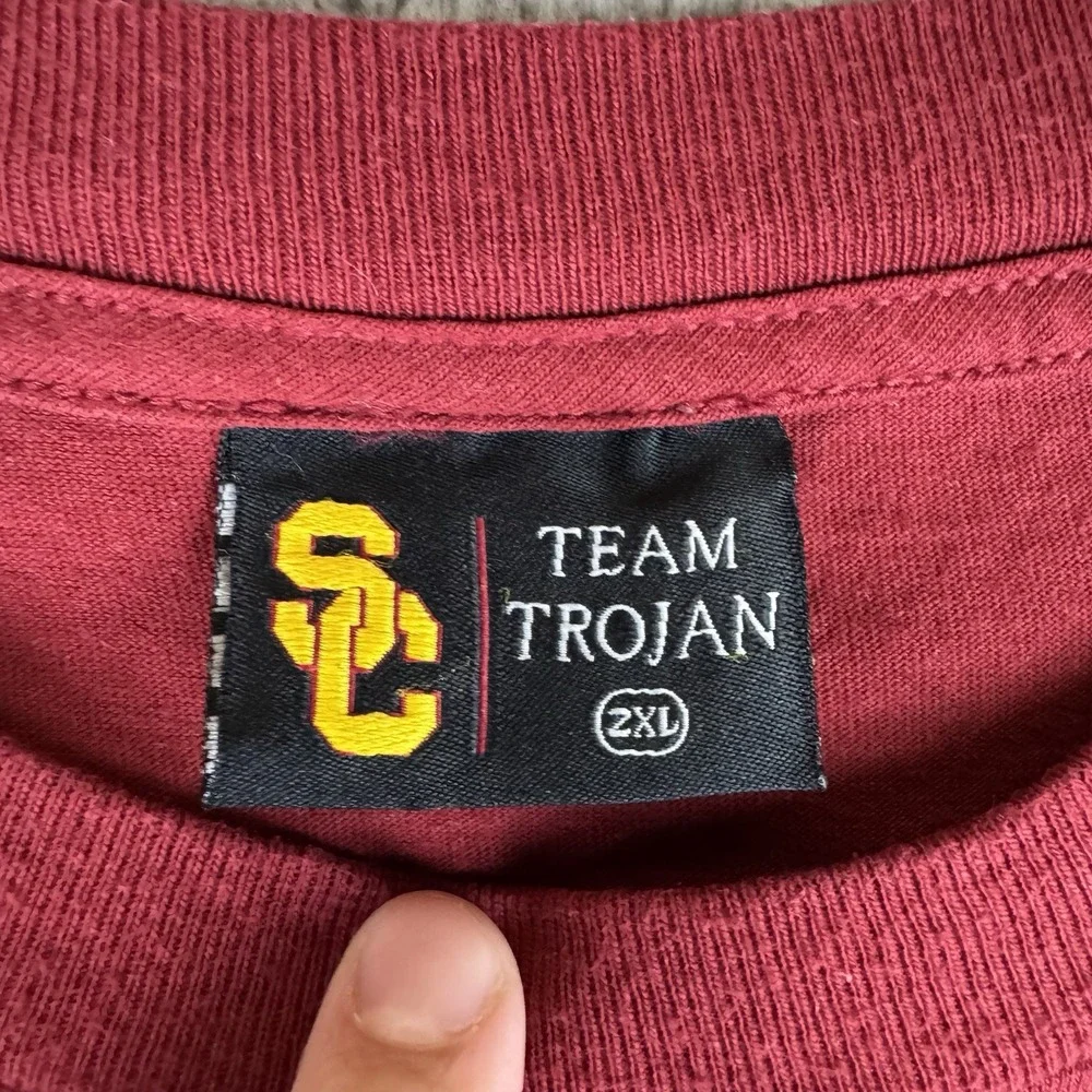 USC Trojans Carson For Heisman T Shirt Rare Boxy Y2k College Football 2xL Vtg